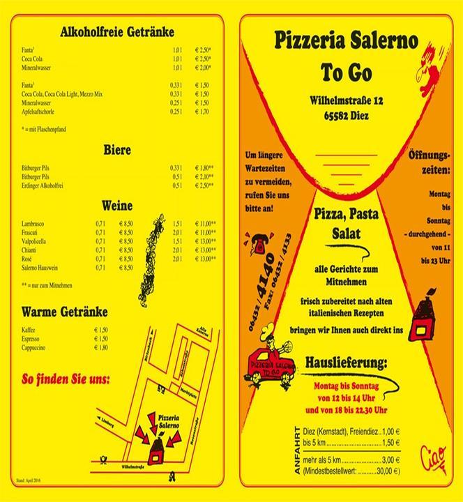 Pizzeria Salerno to Go
